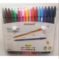 ราคา MONAMI ปากกาสีน้ำ โมนามิ พลัสเพน 3000 Monami Plus Pen 3000 ชุด 18 สี (6411181827)