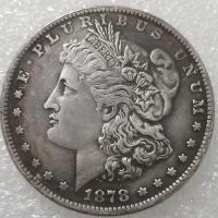 ราคา A1878 เงินดอลลาร์เหรียญเงินคอลเลกชันเหรียญต่างประเทศอเมริกัน Morgan เหรียญผู้หญิง Avatar เงินรอบ Eagle Dayang Dragon Yang aQWE!@#3.12 (48107114773)