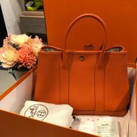 ราคา Used Like new Hermes Garden Party 30 orange H สแตมป์ T ปี 2015 สภาพสวย ทรงแข็งมาก (5938633004)