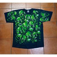 ราคา เสื้อยืดวินเทจ มือสอง กะโหลกเขียว Liquid Blue ปี2001 size XL งานแท้ สภาพ70% (งานมือ2 มีตำหนิ ! โปรดอ่าน ไม่รับเคลม) (12499921367)