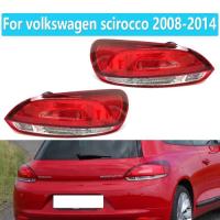 ราคา Car Tail Light For Volkswagen Scirocco 2008 2009 2010-2014 Rear Brake Lamp Without Bulb 1K8945096R (48354442684)