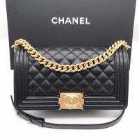 ราคา New Chanel Boy 10” Black Caviar Ghw (10366290838)