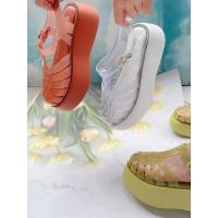 ราคา 2 2023 Summer Melissa Ladies Thick Sole Sandals Women's Platform Roma Jelly Shoes Fashion Adult Wov (25724910255)