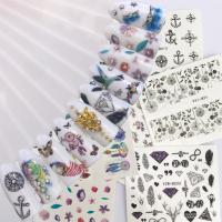 ราคา Nail Tatto แทททู ติดเล็บ สติกเกอร์เล็บแบบลอกน้ำ รวมลายการ์ตูน น่ารักทุกลาย YZW B01-28 (4635118512)
