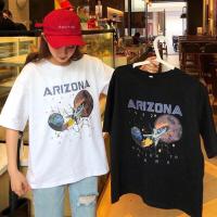 ราคา เสื้อยืด oversize สกรีนหน้าหลังลาย arizona (2641079108)