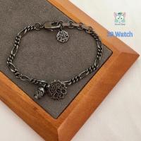 ราคา [Alexander Mcqueen] สร้อยข้อมือหัวกะโหลกโซ่ในรูปถ่ายจริง/อุปกรณ์เสริมสุดหรู boyfriend/05170 (41910326117)