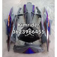 ราคา ชุดสี ยามาฮ่ามีโอ มีโอ 2 ตา เฟรม Yamaha Mio MX115 ไฟหน้า 2 ตา รถปี 2008-2010 จำนวน 5 ชิ้น สีเทาแลมโบตัดดำ งานสั่งทำ (50052653438)