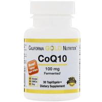 ราคา โคเอ็นไซม์ คิวเท็น CoQ10, 100 mg 30 Veggie Softgels California Gold (6116342910)