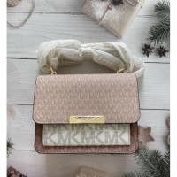 ราคา Michael Kors Jade Extra-Small Logo and Leather Crossbody Bag (9539532121)