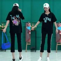 ราคา เสื้อยืดผู้หญิง สกรีนลายTOYOU สกรีนลายหน้า-หลัง (23354552135)