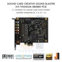 ราคา Sound Card Creative Sound Blaster X-Fi Titanium SB0880 7.1 Channel (PCI-E) มือสอง (2405608896)