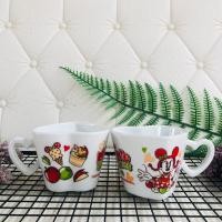 ราคา แก้วมัค แก้วกาแฟเซรามิคญี่ปุ่น Disney Japan ลาย Mickey & Minnie มือสอง จากญี่ปุ่น (16793793155)