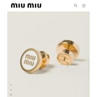 ราคา ต่างหูMiu miuสีขาว/ทอง มือสองของแท้จากShopญี่ปุ่น (55150943016)