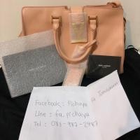 ราคา YSL Small Cabas Y Blush Leather (5432567713)