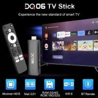 ราคา ▥ Dq06 ATV Mini TV Stick Android12 Allwinner H618 Quad Core Cortex A53 รรับวิดีโอ 8K 4K Wifi6 B (44365442238)
