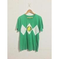 ราคา ⬛ เสื้อ Mighty Morphin Power Rangers Green สีเขียวหัวไดโนเสาร์ (29107923455)