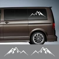 ราคา สําหรับVolkswagen VW Transporter T3 T4 T5 T6 2PCSรถสติกเกอร์Camper Van Custom MountainกราฟิกไวนิลDecalsปรับแต่งอุปกรณ์เสริม (49305051927)