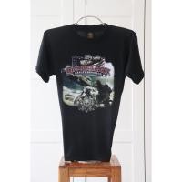 ราคา เสื้อยืดฮาเลย์ เสื้อวินเทจ 3D EMBLEM Label USA (22301327362)