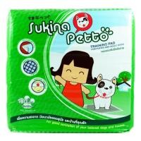 ราคา Sukina Petto Training Pad for Puppies and Adult Dog 35x45cm (100 pcs) แผ่นรองฉี่สัตว์เลี้ยง 35x45 ซม. (100 แผ่น) (1140918933)