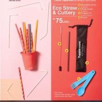 ราคา TUPPERWARE หลอดนิเวศและช้อนส้อมทัปเปอร์แวร์ 1 ชุด (8047891834)