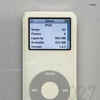 ราคา เครื่องเล่น MP3 ‘NANO’ รุ่น 1 (027) ความจุ 1G ตำหนิมีริ้วรอย รอยขีดข่วน ด้านหลังมีรอย และรอยบุบ มีแกะสลักชื่อฝาหลัง (47606365026)