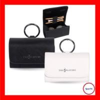 ราคา Pouch หนังแท้สำหรับลูกกอล์ฟ PGA TOUR THE PLAYERS Heritage (ถือได้สองลูก) - สีดำและขาว (54253918956)