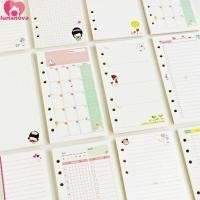 ราคา Lunanova กระดาษใบหลวม Refill Daily Planner A5 A6 Agenda To do List รายสัปดาห์ 45 แผ่น Binder ภายในหน้า (27172643093)