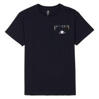 ราคา เสื้อยืด Converse รุ่น Plaid pocket relaxed tee สีดำ (18077509460)