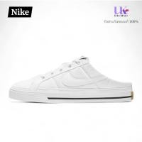 ราคา (พร้อมส่ง) Nike Slip-On Women’s - All White รองเท้าผ้าใบสลิปออนไนกี้สีขาวรุ่นเปิดส้น (29287501015)