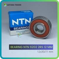 ราคา BEARING NTN 6202 2RS 12 MM JAPAN BEARING TWO-SIDED RUBBER CAP LAHER KLAHER (49455958780)