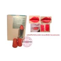 ราคา ลิปสติกสีแดง ของแท้ CLINIQUE Pop Lip Colour and Primer #06 POPPY POP, Red Velvet Lipstick (14149000185)