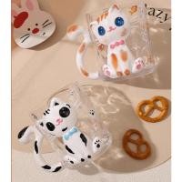 ราคา แก้วลายการ์ตูนรูปสัตว์3D น่ารักจับแก้วน้ำแก้วมักใส่นมที่ดื่มในตอนเช้าในครัวเรือนแก้วกาแฟ (28169170578)