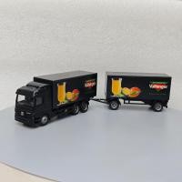 ราคา HIGHSPEED 1: 87 MB รถบรรทุกรถพ่วงตู้คอนเทนเนอร์ As Shown โมเดลรถโลหะผสมของขวัญ (55950564439)