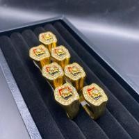 ราคา แหวนตำรวจ 18 k งานสแตนเลสยิงเลเซอร์ แหวนนายร้อยตำรวจ ประดับเพชร CZ แหวนทองไม่ลอก ไม่ดำ18k (26837536457)