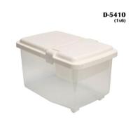 ราคา ถังข้าวสาร กล่องเก็บข้าวสาร กล่องเก็บข้าว 5 ลิตรพร้อมที่ตวง (มีล้อ) รุ่น D-5410 (5669171688)