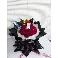 ราคา ช่อดอกกุหลาบกำมะหยี่บวกของขวัญสร้อยคอ (41851124364)