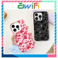 ราคา Ba.pe ลายพรางหนังนุ่ม TPU Iphone Case 6/6plus/7/8/plus/x/xs/11/12/13/14/15/16/pro/max/plus/promax- Awifi D4-16 (48702537170)