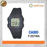 ราคา F-201WA (10​ Year​ Battery) CASIO​ ,นาฬิกาข้อมือผู้ชาย,​ สายยางเรซิ่น​ (สีดำ)​ ของแท้​ 100% (2664795511)