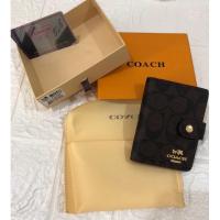 ราคา กระเป๋าใส่บัตรCoach กระเป๋าใส่นามบัตรมีกระดุมCoach (4490661571)