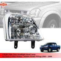 ราคา ไฟหน้า Isuzu Dmax year 2002-2006 DMAXไฟหน้า for ISUZU D-MAX/MU7ไม่มีหลอดไฟไม่มีชุดสายไฟ (43620689752)