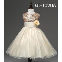 ราคา ชุดราตรีออกงานเด็กผู้หญิงสีทอง (750000974)