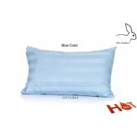 ราคา CB Cotton หมอนไมโครแอร์บอล สำหรับเด็กขนาด 12x20 นิ้ว  เกรดโรงแรม 5 ดาว แถมฟรี ปลอกหมอน 700 เส้น ลายริ้ว ( สีตามรูป ) (1137817756)