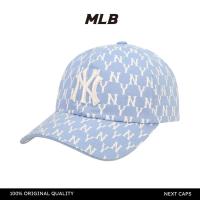 ราคา MLB New York Yankees Monogram Pastel Hat - Baseball Curved Cap NY LA Dodgers เกาหลีผู้ชายผู้หญิง (28065819813)