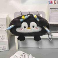 ราคา น่ารักผ้าฝ้ายเพนกวินแปรงปากกากระเป๋า (58156517612)