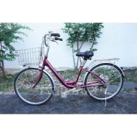 ราคา จักรยานแม่บ้านญี่ปุ่น - ล้อ 24 นิ้ว - เกียร์ดุม 3 สปีด - อลูมิเนียม - ไฟหน้าอัตโนมัติ - Alouette - สีม่วง [จักรยานมือ... (58004799046)