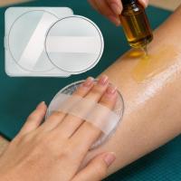 ราคา ฟองน้ําพัฟแป้งพัฟซิลิโคนที่เป็นมิตรต่อผิวนุ่มสําหรับโลชั่นบํารุงผิวกาย-เครื่องมือบํารุงผิวแบบใสอเนกประสงค์ (51105820261)