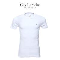 ราคา Guy Laroche BODY FIT เสื้อยืด Guy Laroche ผู้ชาย T-Shirt สีขาว Size L (28012106402)