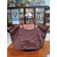 ราคา Longchamp le pliage size L หูสั้น มือสอง สีน้ำตาลเข้ม (26529724120)