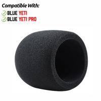 ราคา สําหรับ Blue Yeti Pro คอนเดนเซอร์ไมโครโฟนสีดําฟองน้ําโฟมกรองกระจกหน้ารถ Protector Cover (44507376899)