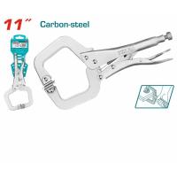 ราคา TOTAL คีมล็อคตัวซี รุ่น THT111113 ขนาด 11 นิ้ว คีมล็อค ( C-Clamp Locking Plier ) (23576848148)